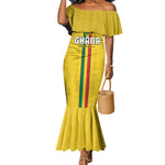Custom Ghana Football Mermaid Dress We Are Champions