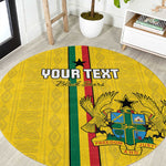 Custom Ghana Football Round Carpet We Are Champions