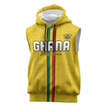 Custom Ghana Football Sleeveless Hoodie We Are Champions - African Pride