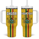 Custom Ghana Football Tumbler With Handle We Are Champions