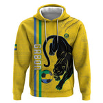 Custom Gabon Football Hoodie Go Champions - Yellow Ver