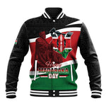 Kenya Madaraka Day Baseball Jacket Jomo Kenyatta With Map