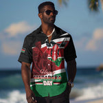 Kenya Madaraka Day Hawaiian Shirt Jomo Kenyatta With Map