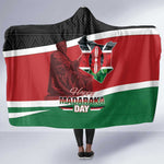 Kenya Madaraka Day Hooded Blanket Jomo Kenyatta With Map
