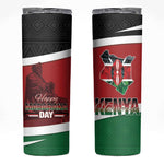 Kenya Madaraka Day Skinny Tumbler Jomo Kenyatta With Map