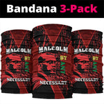 Malcolm X By Any Means Necessary Neck Gaiter Retro Style LT15
