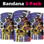 Satchmofest What a Wonderful World Neck Gaiter King Of Jazz SummerFest LT15