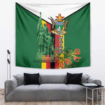 Zimbabwe Heroes' Day Tapestry Nyika yeZimbabwe Monument - Coat Of Arms - African Pride