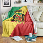 Republique du Congo Blanket Coat Of Arms African Pattern - African Pride