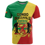 Personalized Republique du Congo T shirt Coat Of Arms African Pattern - African Pride