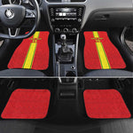 Republique du Congo Football Car Mats Go Ba Diabulu ya Mbwaki Red Color - African Pride
