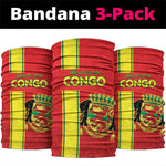 Republique du Congo Football Neck Gaiter Go Ba Diabulu ya Mbwaki Red Color LT15