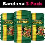 Republique du Congo Football Neck Gaiter Go Ba Diabulu ya Mbwaki Green Color LT15