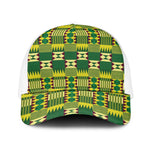 African Sika Fre Mogya Kente Pattern Mesh Trucker Cap - African Pride