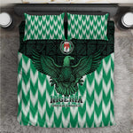 Custom Nigeria Football Bedding Set African Pattern