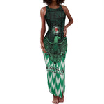 Custom Nigeria Football Tank Maxi Dress African Pattern
