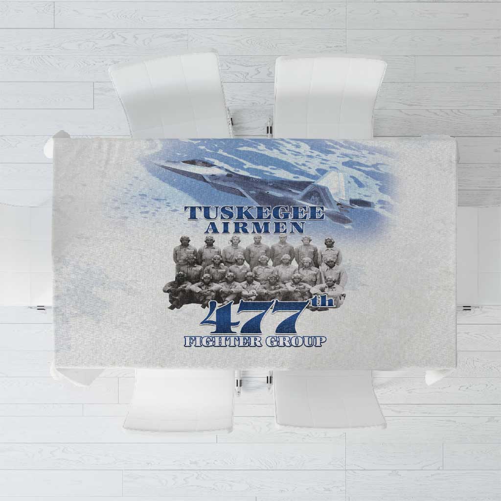 Buffalo Soldier Tablecloth African American Heroes - Navy Blue LT15