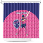 Custom Afro South Africa Cricket Shower Curtain Go Paarl