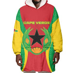 Personalised Afro Cape Verde (1975-1992) Wearable Blanket Hoodie Mix African Pattern
