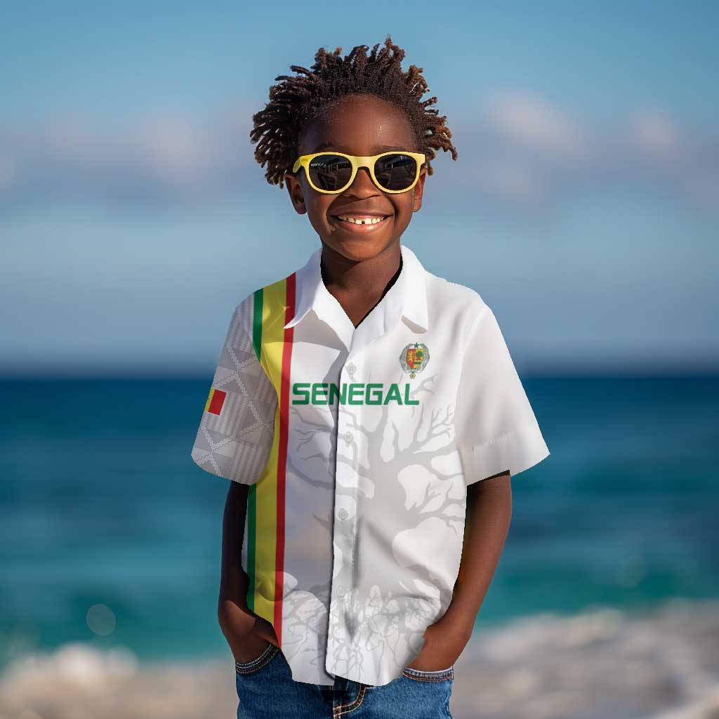 Custom Senegal Football Kid Hawaiian Shirt We Are Champions