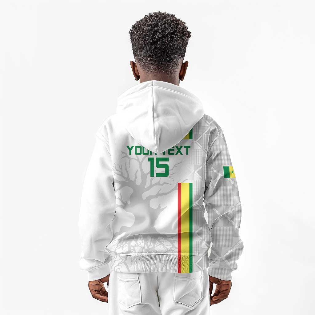 Custom Senegal Football Kid Hoodie We Are Champions