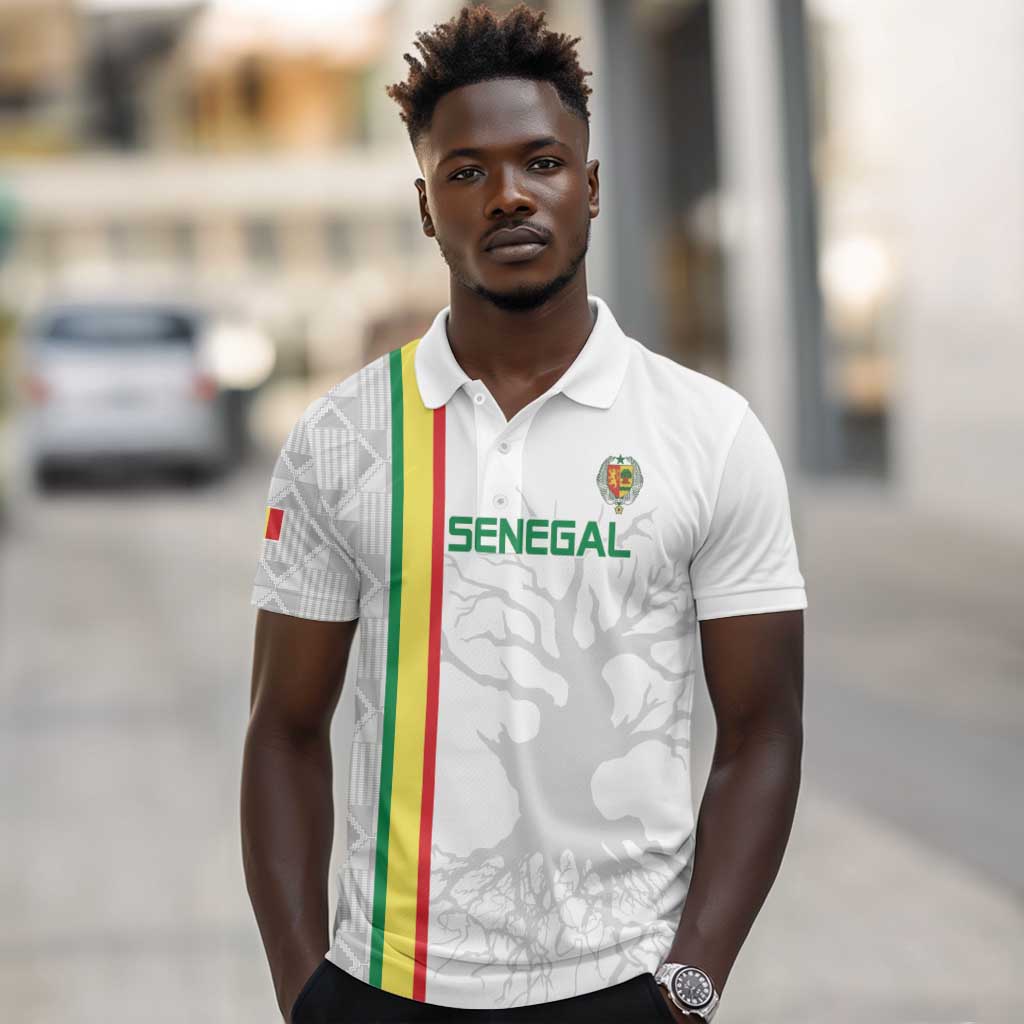 Custom Senegal Football Polo Shirt We Are Champions
