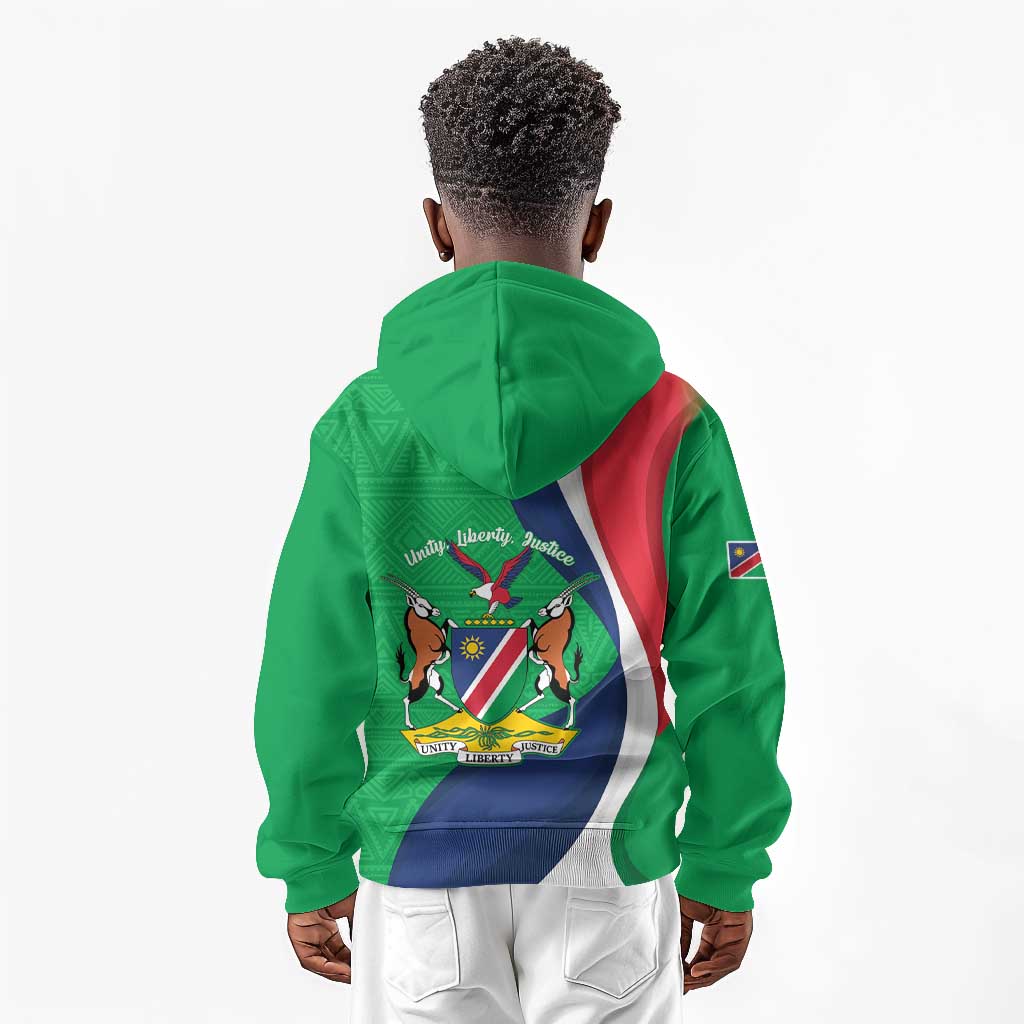 Personalised Namibia Kid Hoodie 35th Anniversary Independence Day