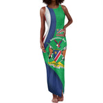 Personalised Namibia Tank Maxi Dress 35th Anniversary Independence Day