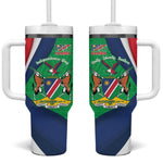 Personalised Namibia Tumbler With Handle 35th Anniversary Independence Day