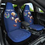 Namibia Rugby Custom Car Seat Cover Eagle Mascot - Sporty Style