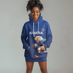 Namibia Rugby Custom Hoodie Dress Eagle Mascot - Sporty Style
