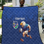 Namibia Rugby Custom Quilt Eagle Mascot - Sporty Style