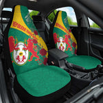 Personalised Togo Car Seat Cover Coat Of Arms - African Mix Rose Pattern