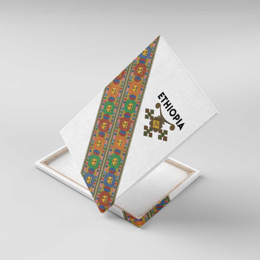 Ethiopia Saba Kemis Sash Style Canvas Wall Art