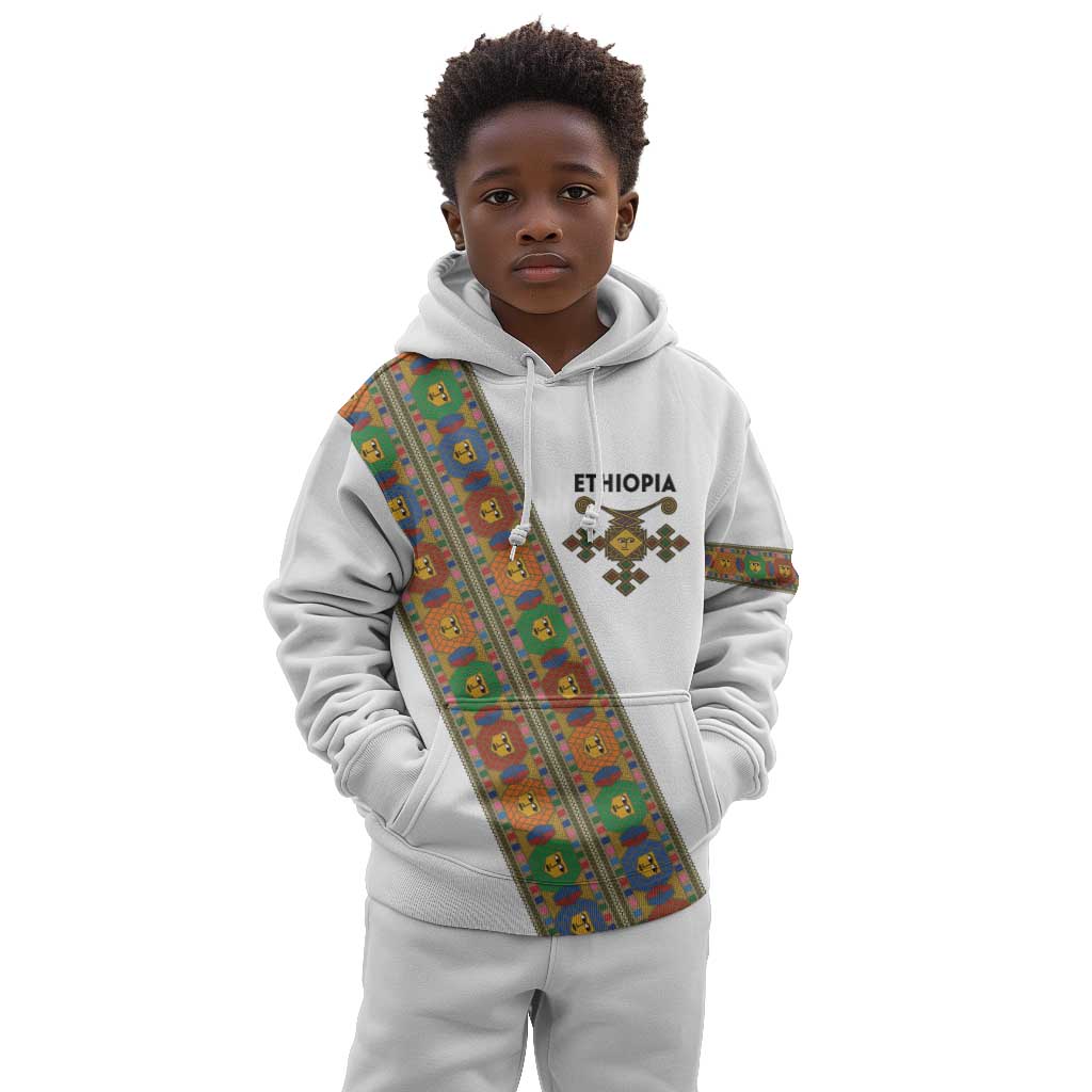 Ethiopia Saba Kemis Sash Style Kid Hoodie