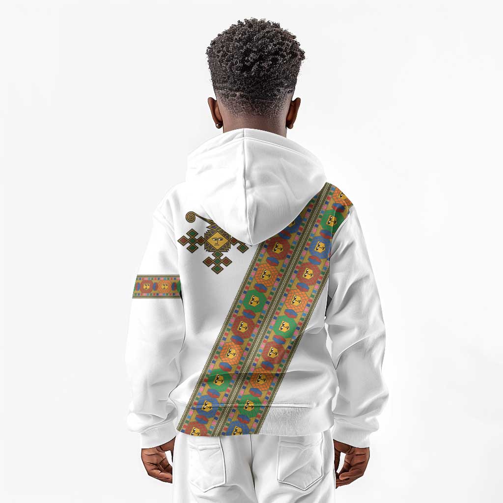 Ethiopia Saba Kemis Sash Style Kid Hoodie