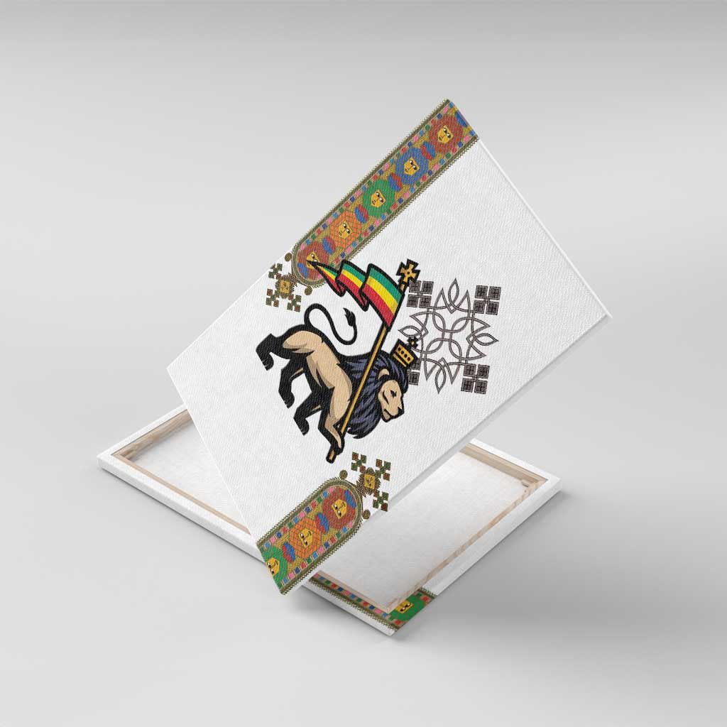 Ethiopia Saba Kemis Canvas Wall Art Lion Of Judah