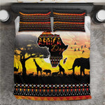 Africa Day Bedding Set Safari With Map - African Pattern