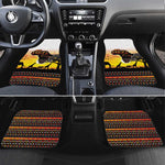 Africa Day Car Mats Safari With Map - African Pattern