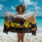 Africa Day Sarong Safari With Map - African Pattern