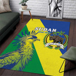 Personalized Sudan Area Rug Coat Of Arms 1956-1970