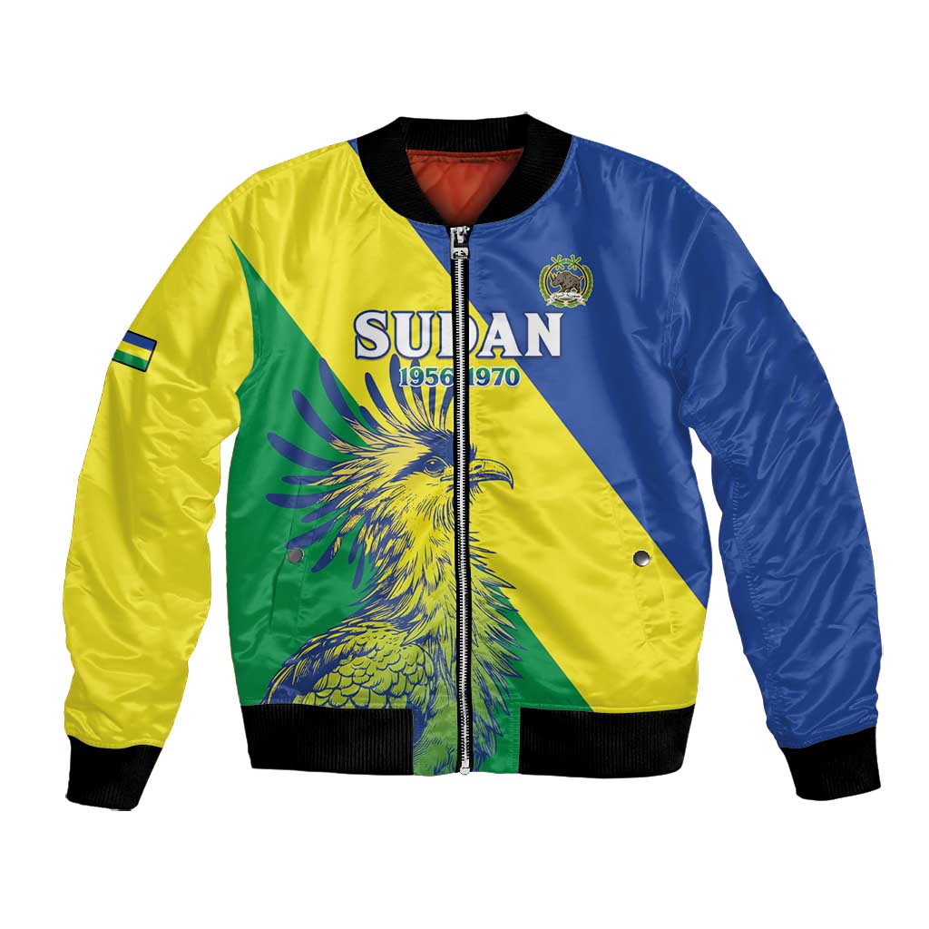 Personalized Sudan Bomber Jacket Coat Of Arms 1956-1970