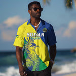 Personalized Sudan Hawaiian Shirt Coat Of Arms 1956-1970