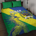 Personalized Sudan Quilt Bed Set Coat Of Arms 1956-1970