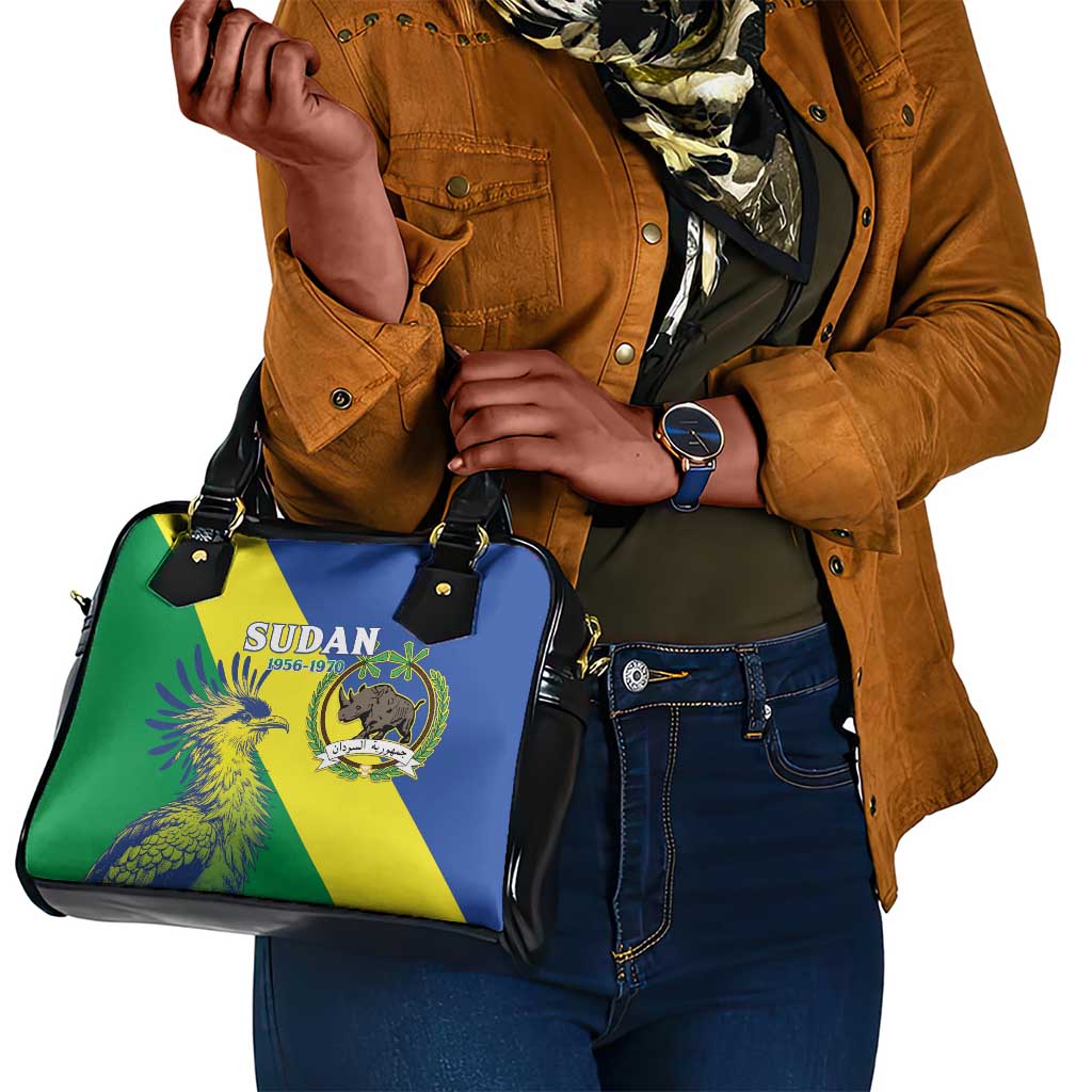 Personalized Sudan Shoulder Handbag Coat Of Arms 1956-1970