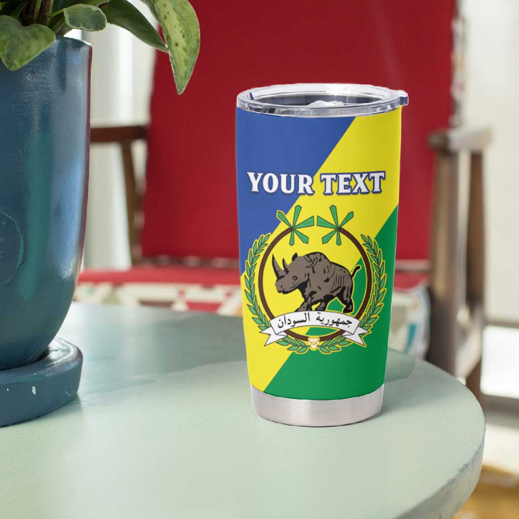 Personalized Sudan Tumbler Cup Coat Of Arms 1956-1970