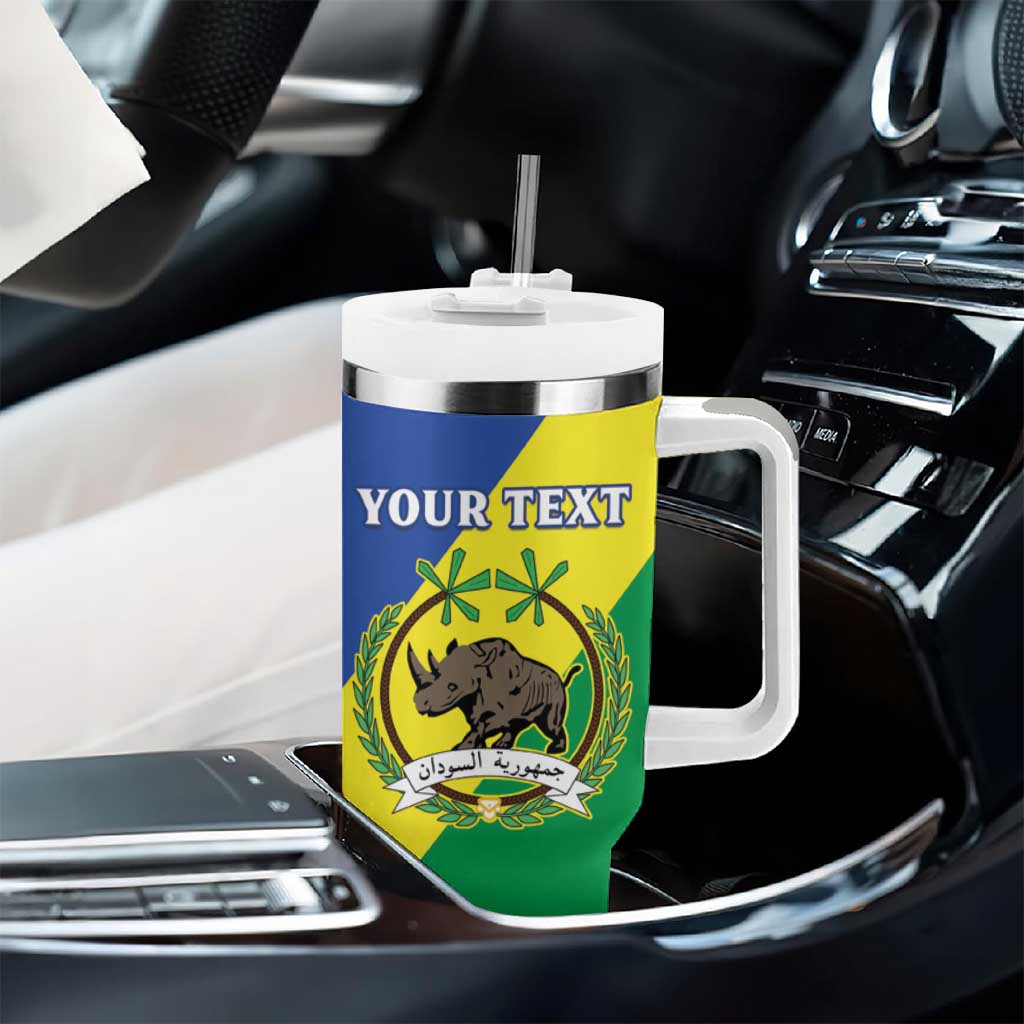 Personalized Sudan Tumbler With Handle Coat Of Arms 1956-1970