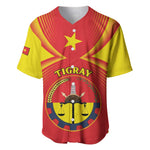 Personalized Tigray Region Baseball Jersey Coat Of Arms With Tigray Map