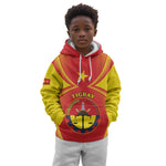 Personalized Tigray Region Kid Hoodie Coat Of Arms With Tigray Map