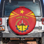 Personalized Tigray Region Spare Tire Cover Coat Of Arms With Tigray Map